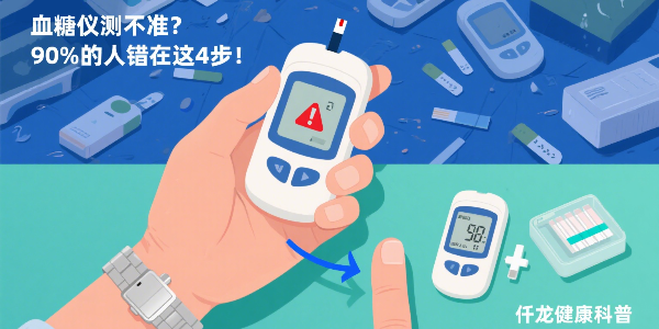 血糖儀測不準？90%的人錯在這4步！